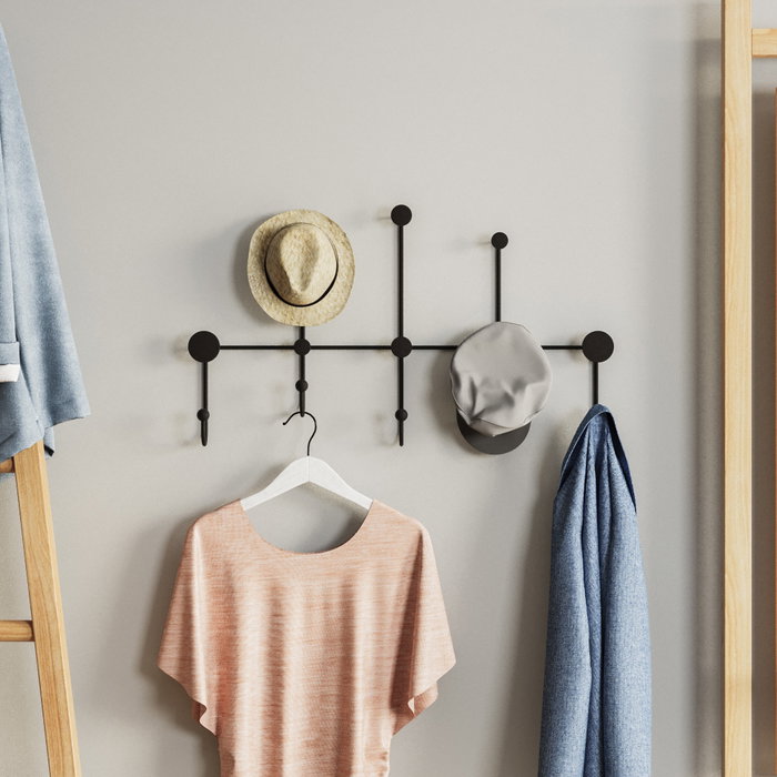 Wallity Iyon Gancho Metálico de Pared Negro Wallity Iyon Gancho Metálico de Pared Negro